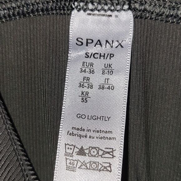 Spanx Go Lightly Green Ribbed Athletic Tank Top Small - Picture 6 of 8